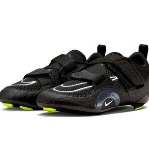 Nike SuperRep Cycle 2 Next Nature Men Size 10.5 Cycle Shoe Black / Green